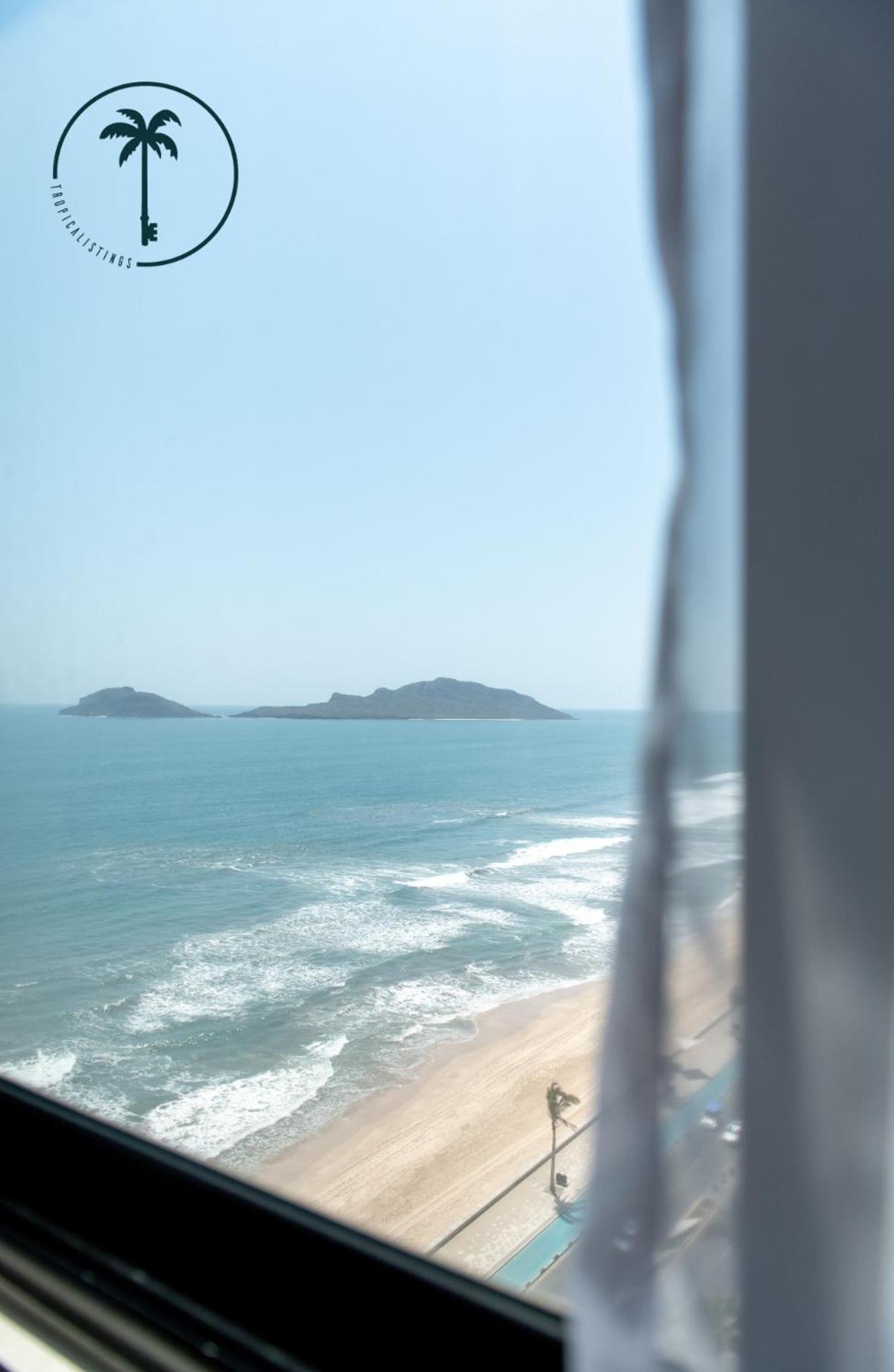 Condo Perico, Terraza con vista al mar de Mzt! Mazatlán Exterior foto