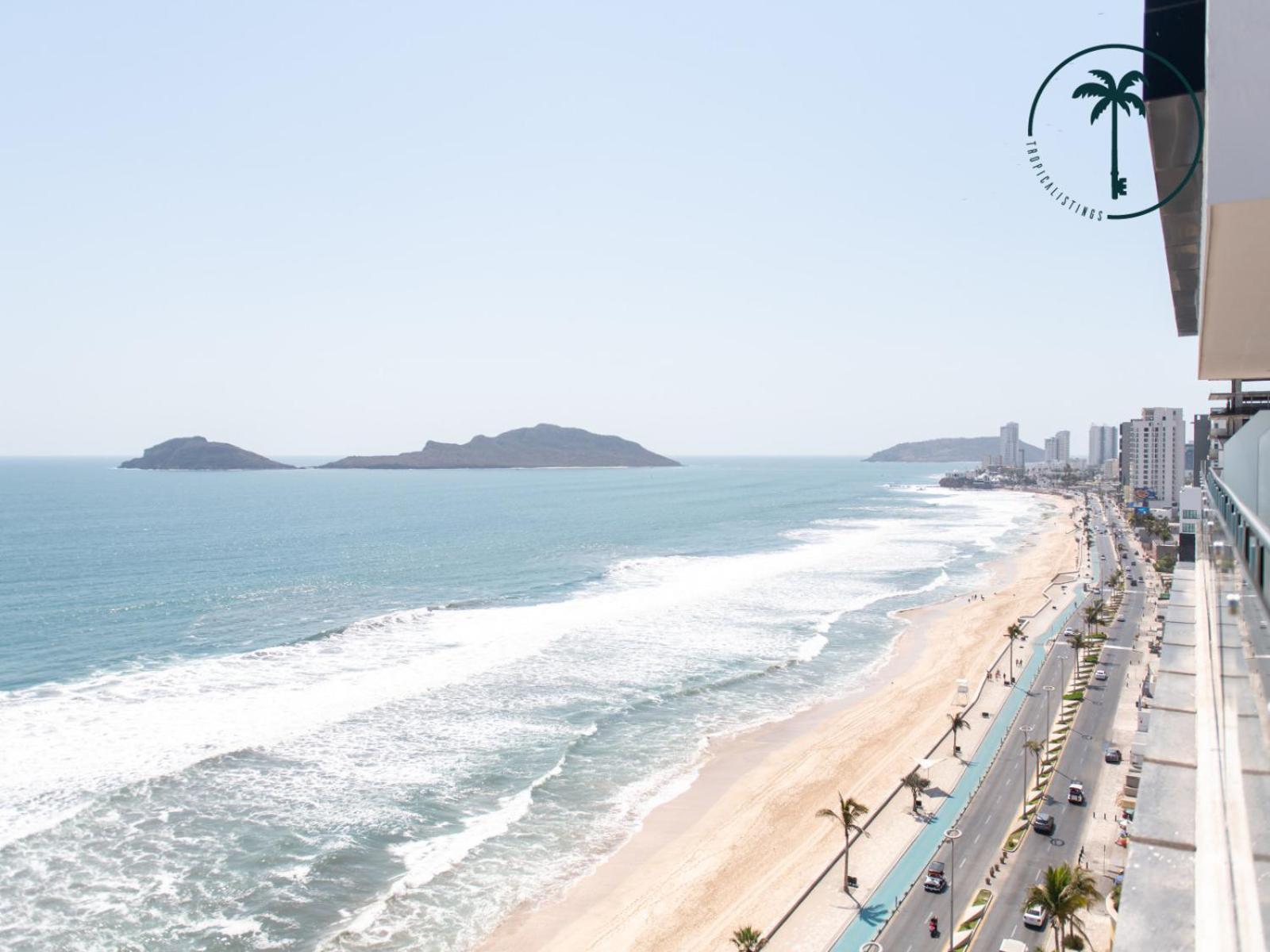 Condo Perico, Terraza con vista al mar de Mzt! Mazatlán Exterior foto