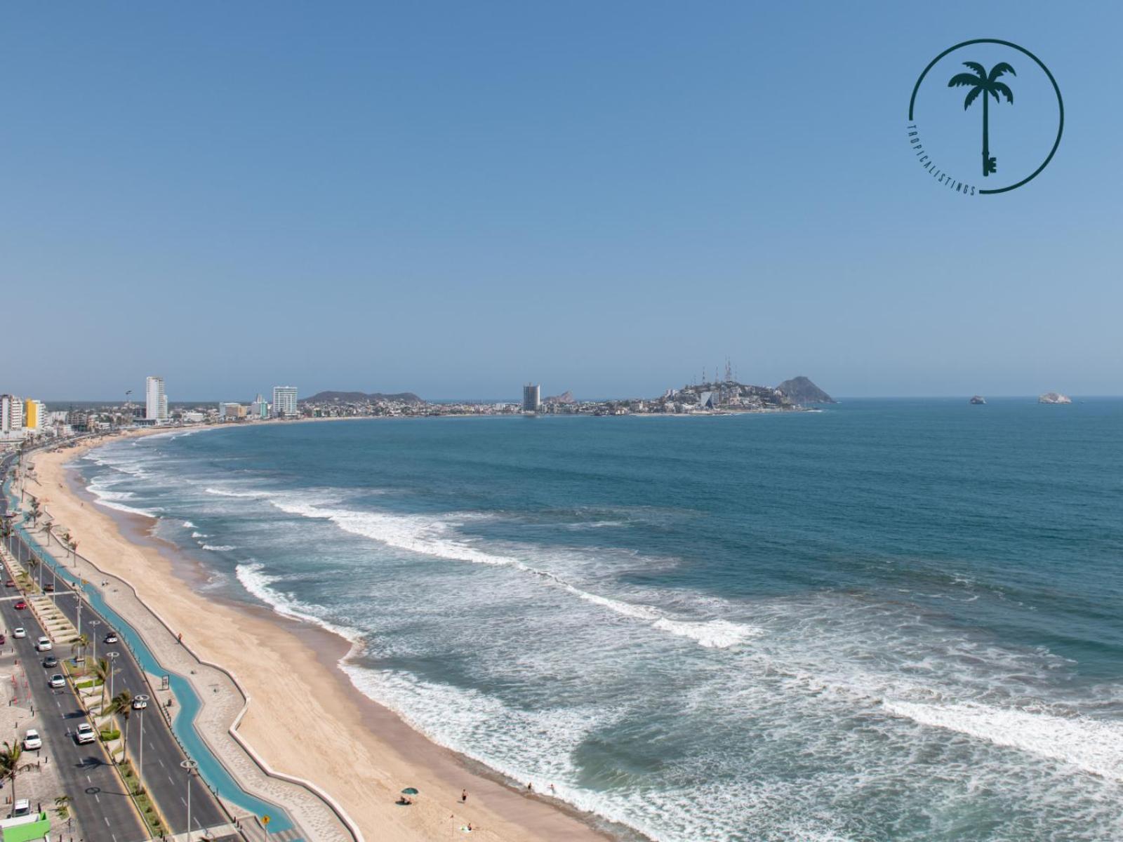 Condo Perico, Terraza con vista al mar de Mzt! Mazatlán Exterior foto