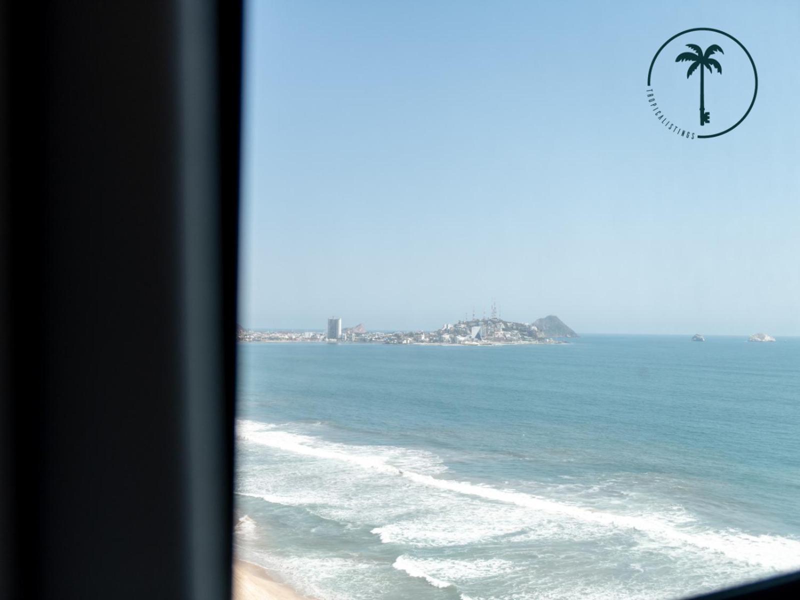 Condo Perico, Terraza con vista al mar de Mzt! Mazatlán Exterior foto