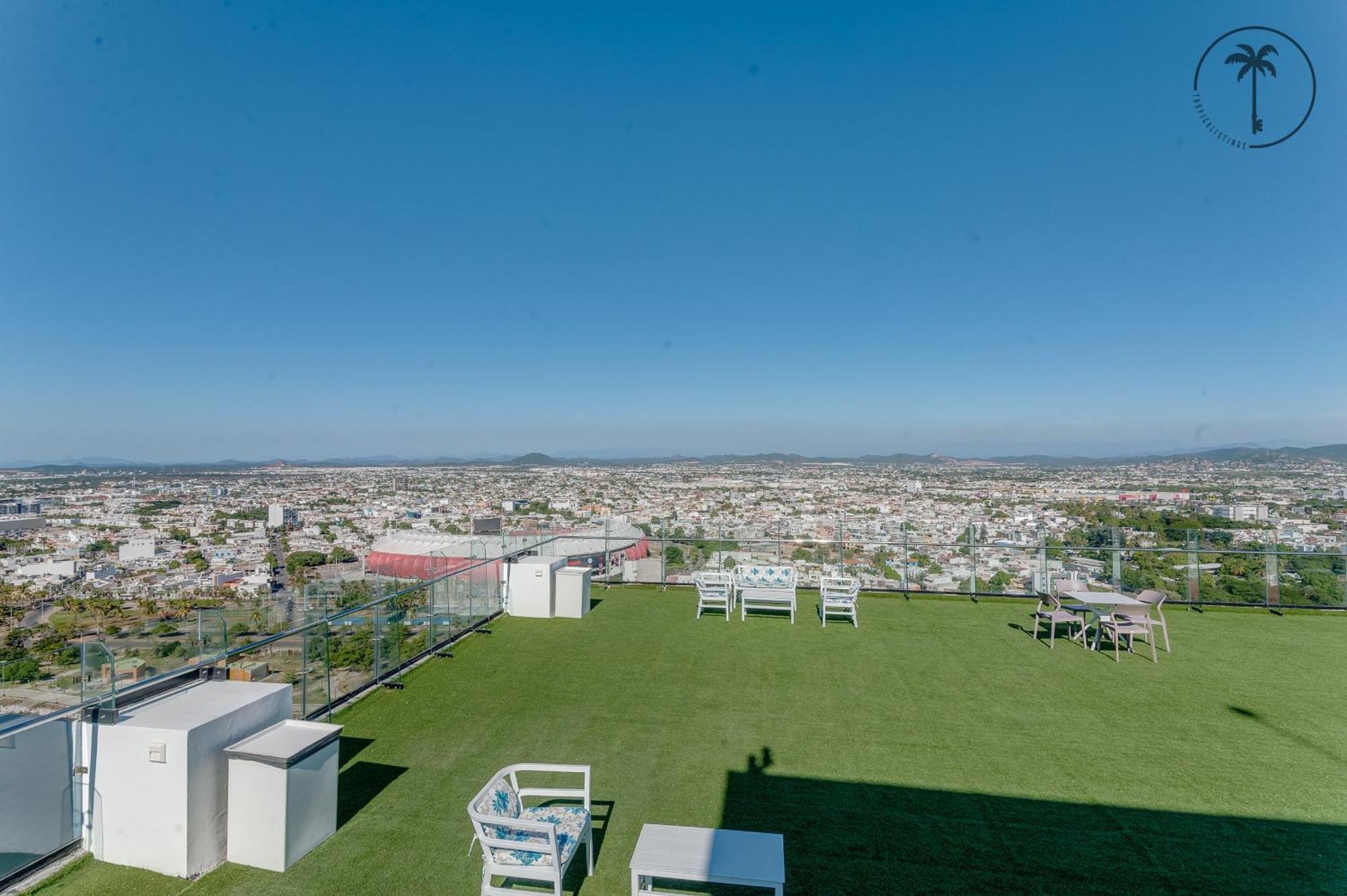 Condo Perico, Terraza con vista al mar de Mzt! Mazatlán Exterior foto